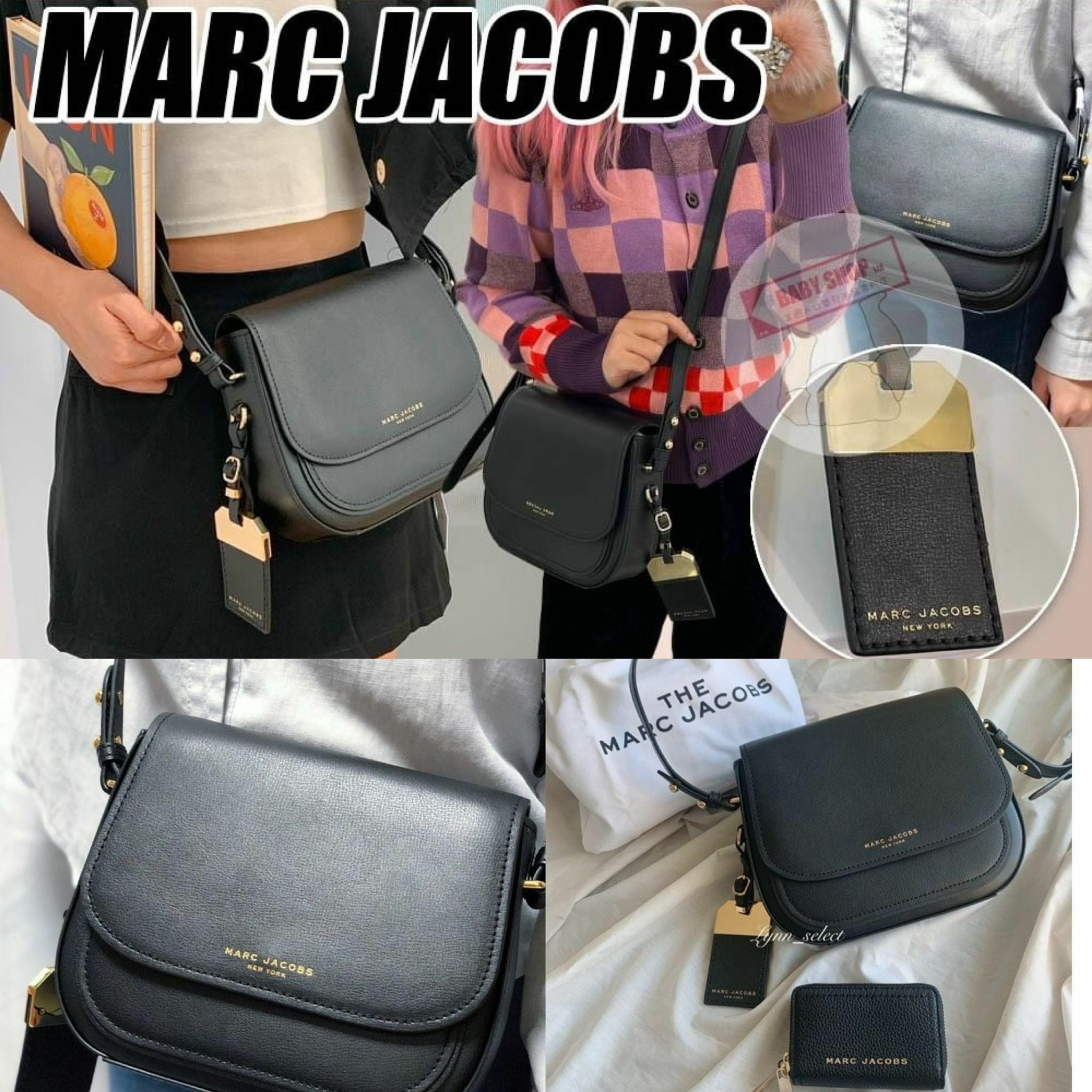 【預購】 MARC JACOBS  G110895v吊牌馬鞍包