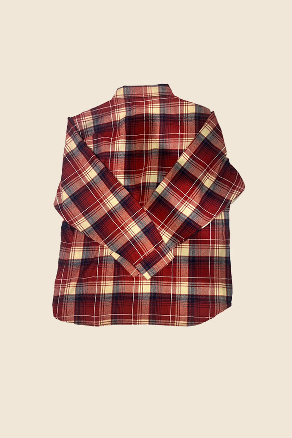 UNIVERSAL OVERALL - WORKER'S 紅色格紋襯衫