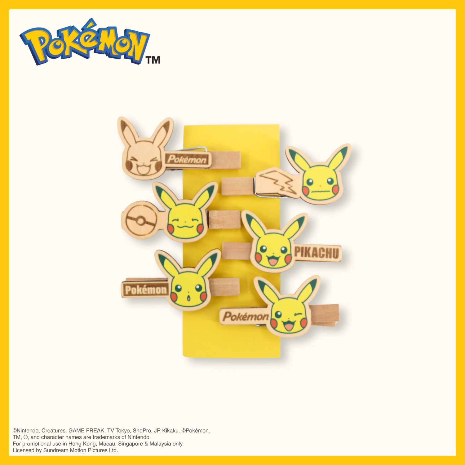 Pokémon - Wooden Clip