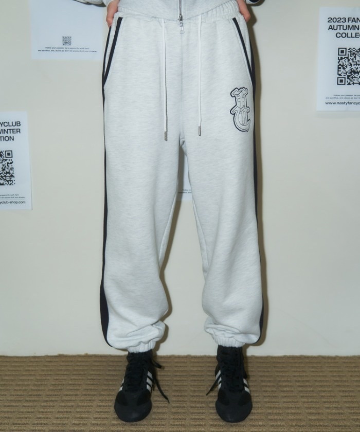 ●NASTYFANCYCLUB●NEEDLEWORK TWO-TONE TRAINING PANTS パンツ 現貨) Nasty Fancy Club - NEEDLEWORK TWO-TONE TRAINING PANTS