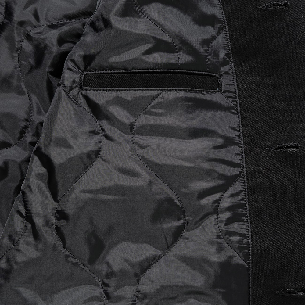 現貨WTAPS SMOCK / COAT / COTTON. SERGE 中長M47 夾克內裡菱格紋