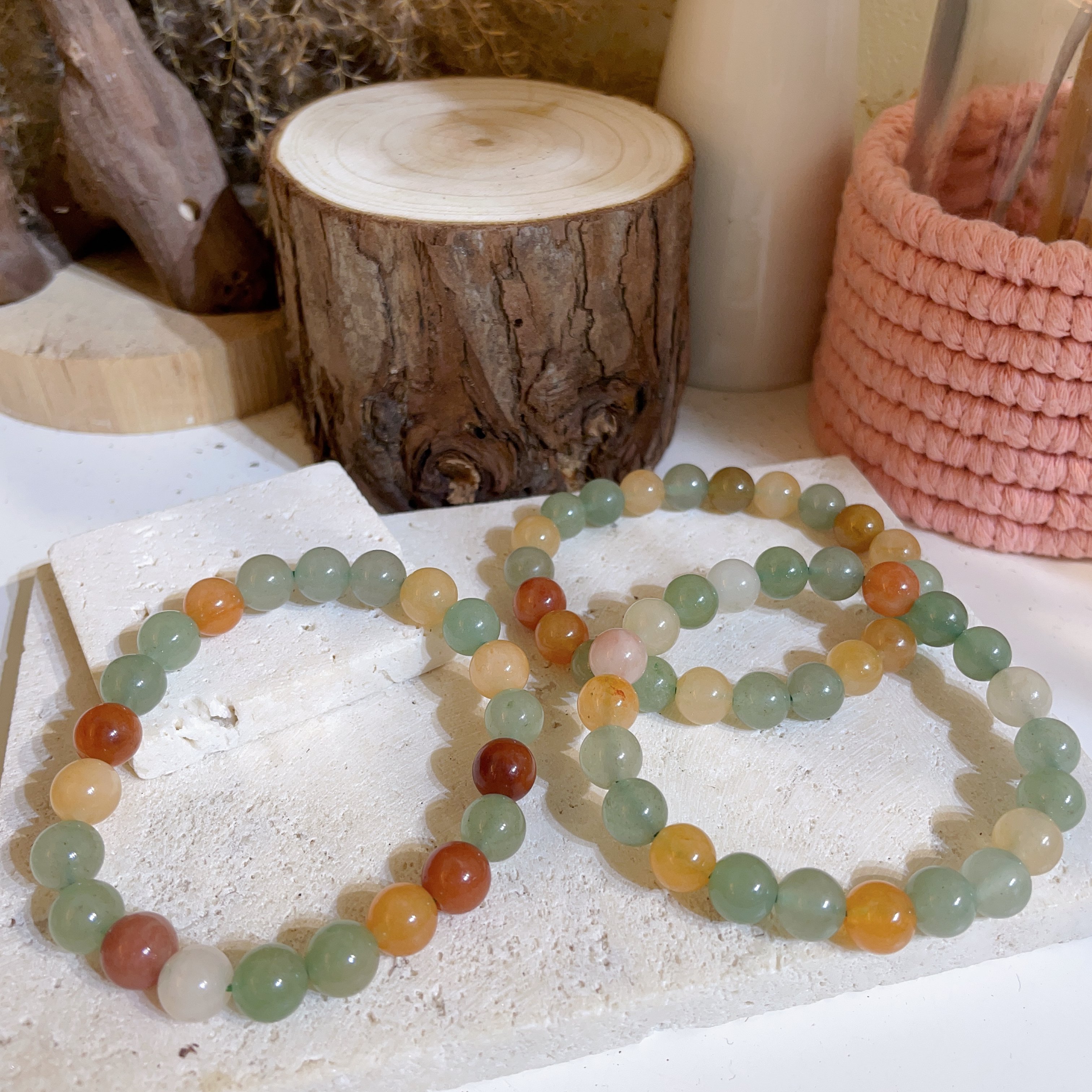 金絲玉手串 8+mm