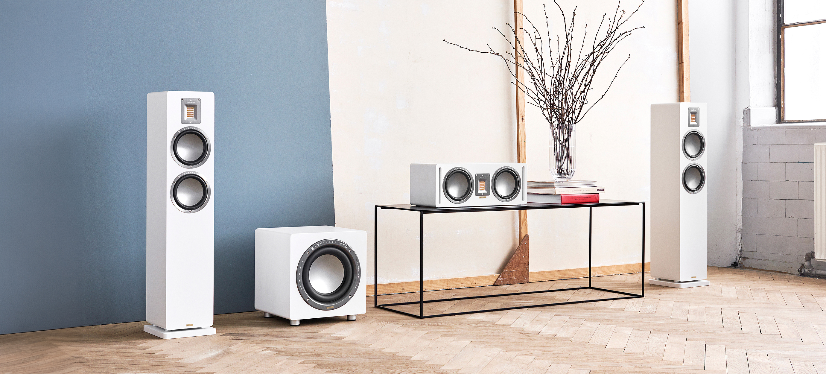 Audiovector QR Series Home Audio Speaker Subwoofer White