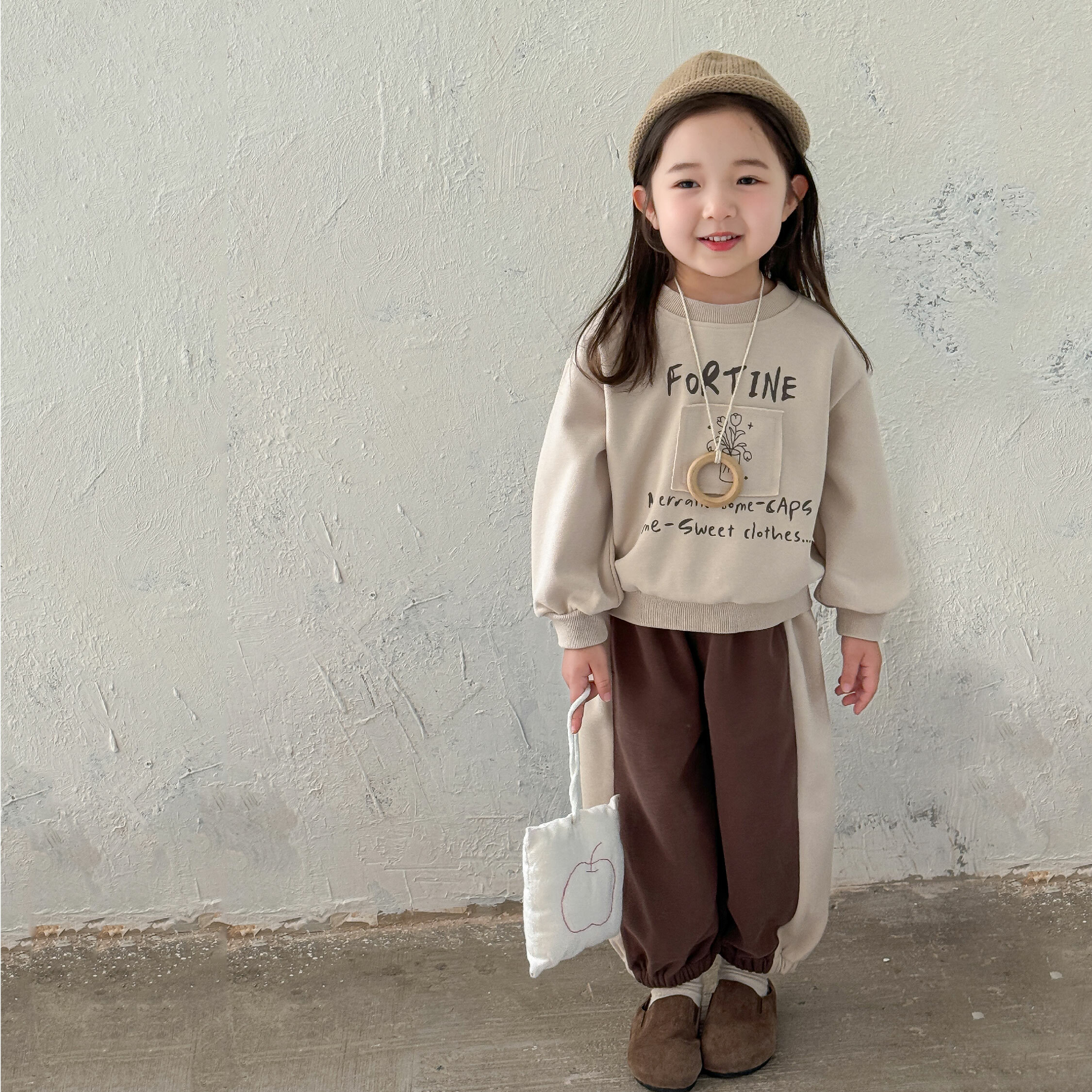 【H45029】藝術手繪花瓶質感大地色套裝