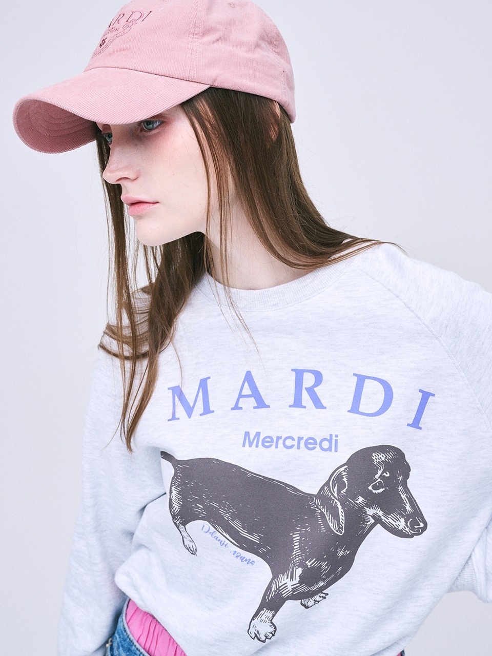 MARDI MERCREDI - SWEATSHIRT RAGLAN DDANJI (HEATHER PURPLE)