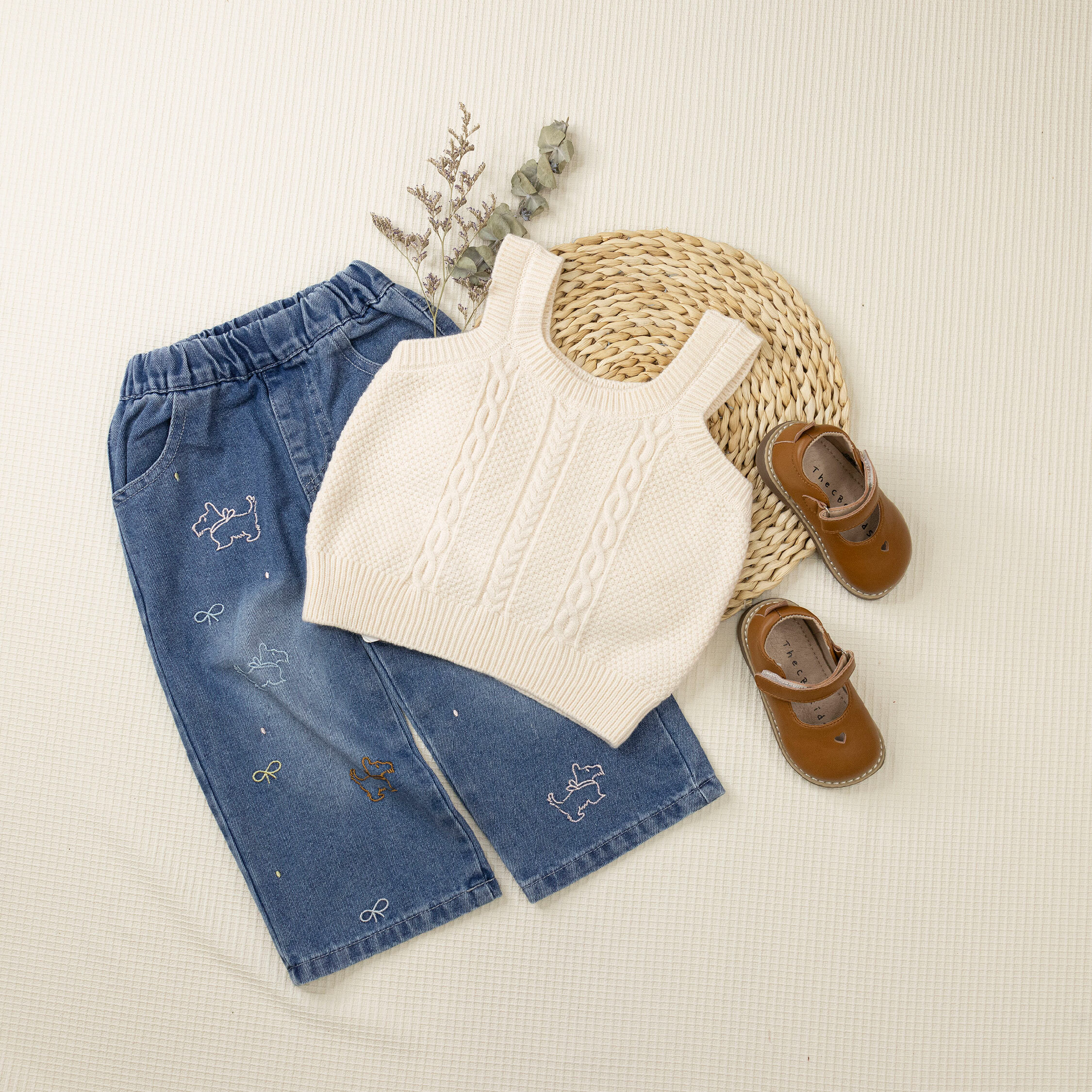 【H45459】韓系簡約百搭針織背心/上衣