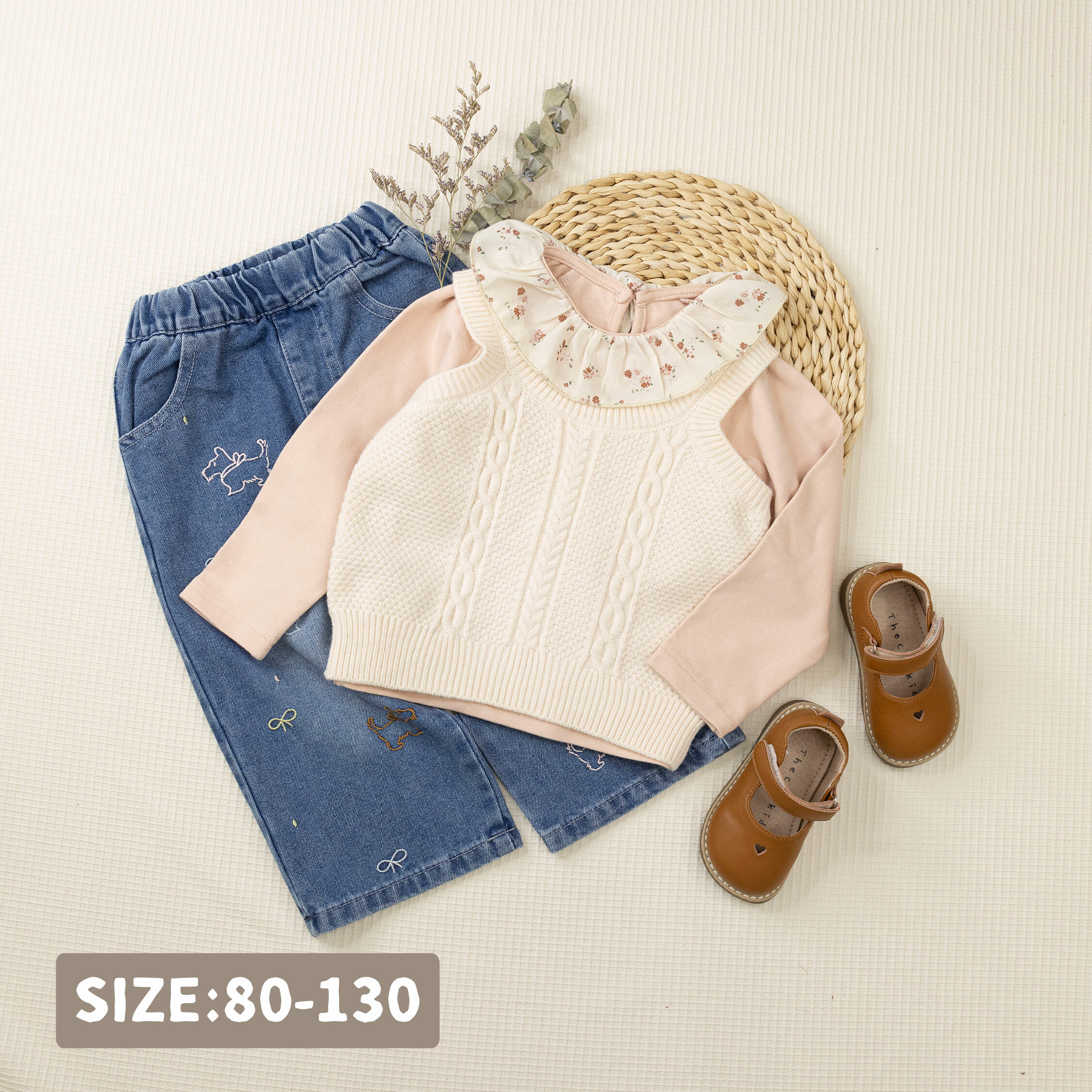 【H45459】韓系簡約百搭針織背心/上衣