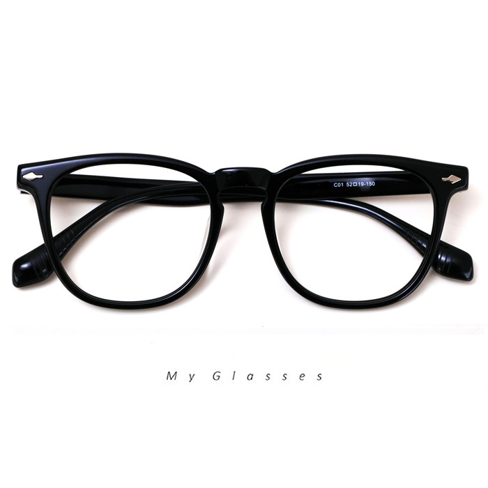 C438板材粗框眼鏡