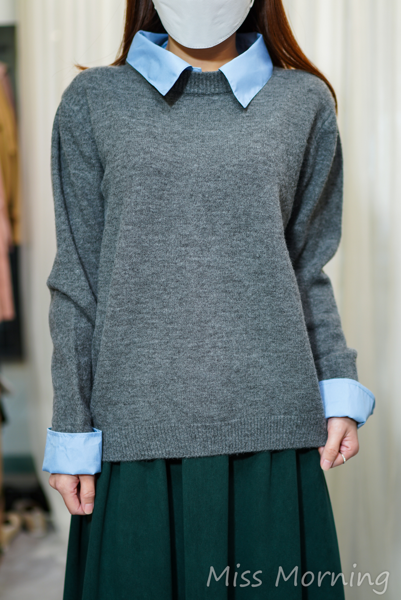 假2件款好手感上衣(14277)