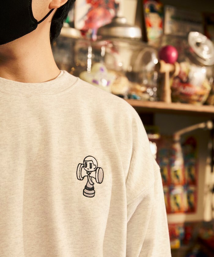 "代購" FREAK'S STORE x 消極男子 劍玉人間 SWEAT 大學踢