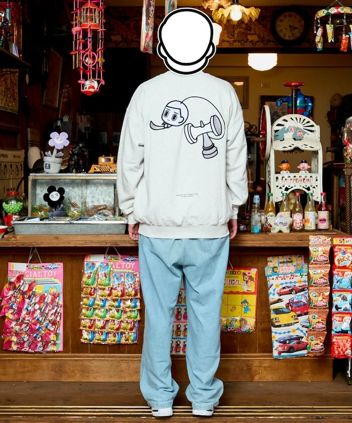 "代購" FREAK'S STORE x 消極男子 劍玉人間 SWEAT 大學踢