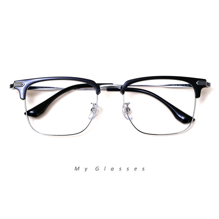 T188鈦經典半框眼鏡