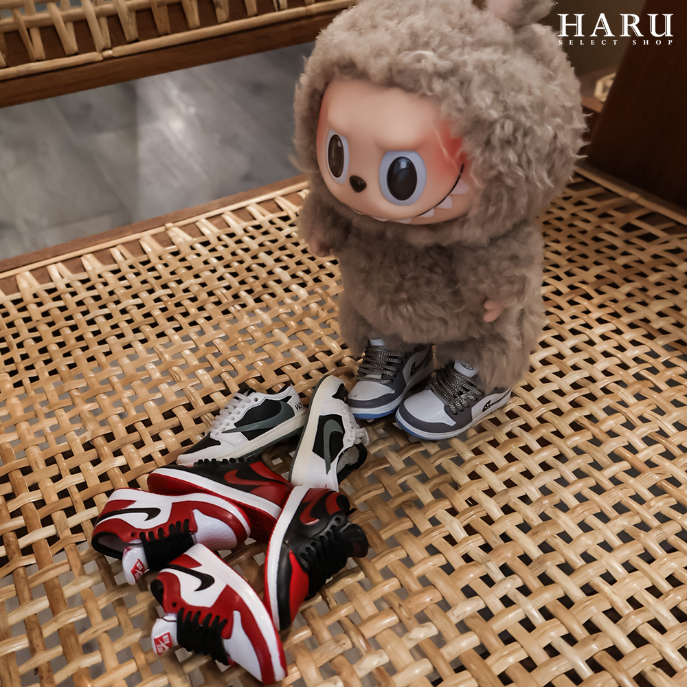 POPMART 泡泡瑪特 LABUBU 拉布布 AIR JORDAN 1 AJ1 球鞋 心動馬卡龍 毛絨 公仔 17CM掛飾 娃裝 替換 DRESS CODE