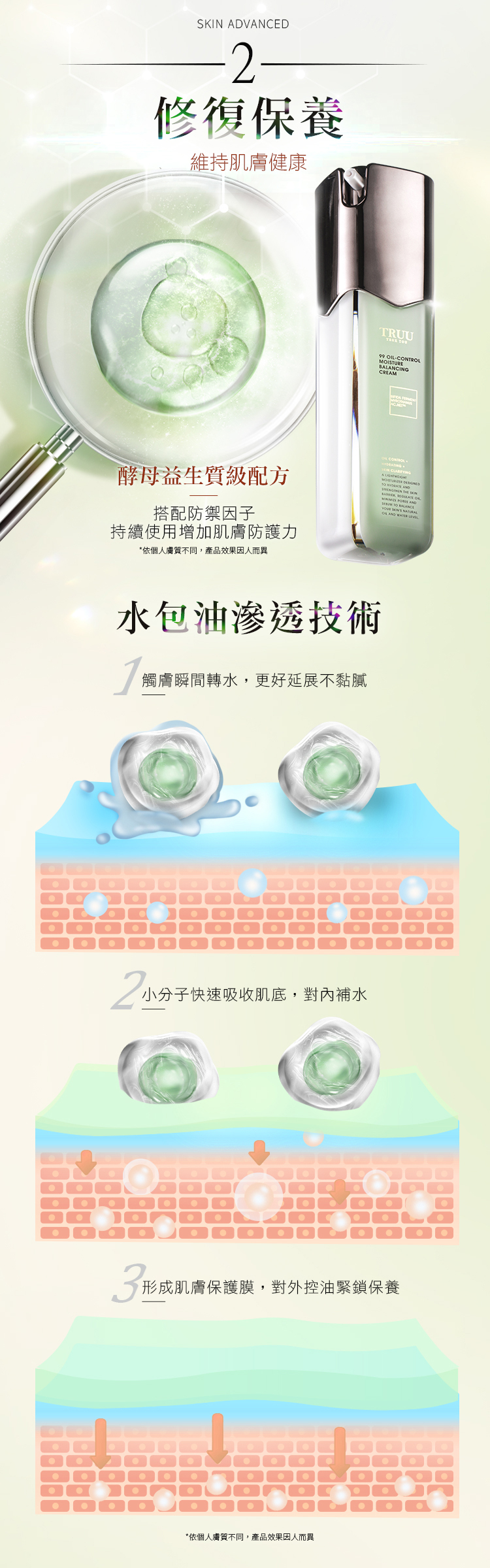 TRUU 99控油保濕平衡乳 50G