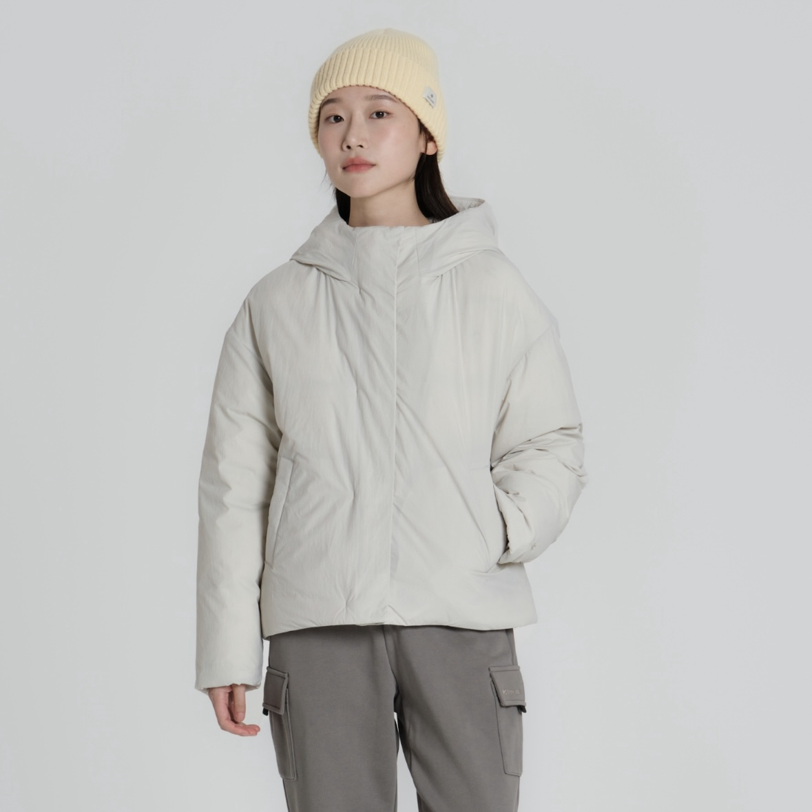 <韓國代購> SNOWPEAK CAMPEAK WOMEN HOOD GOOSE MIDDLE DOWN JACKET