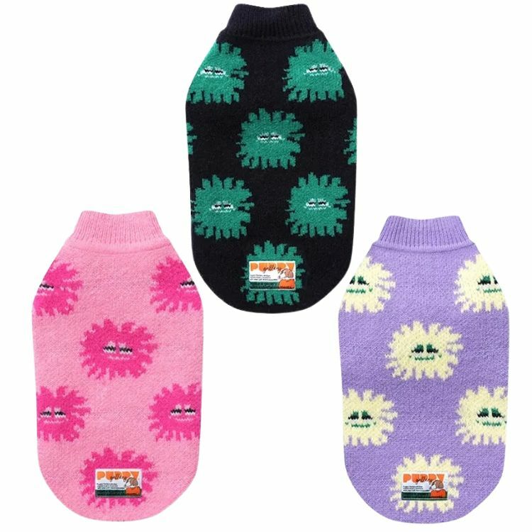 Puppy Gallery -暖冬海藻毛衣(三色）