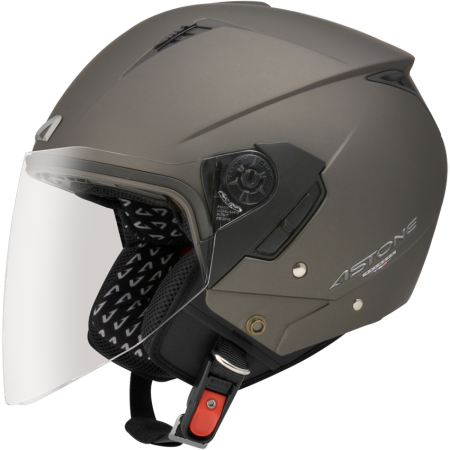 ASTONE RST 素色 平黑銀 3/4罩