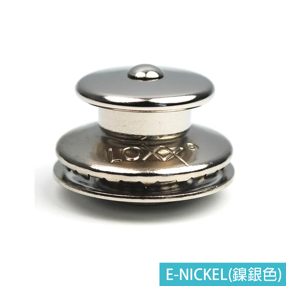 LOXX Loxx / E系列 電吉他/貝斯背帶扣(E-BRASS / E-CHROME/E-B-CHROME/E-COPPER/ E-EDLEWEISS/E-Gold/E-LILIE-SLV/ E-NICKEL/ E-SKULL/ E-STAR-BLK/E-Vic/ E-WHELL-SLV/E-EDLEWEISS-BLK) 第 5 張圖片｜三峽吉他 / Bass