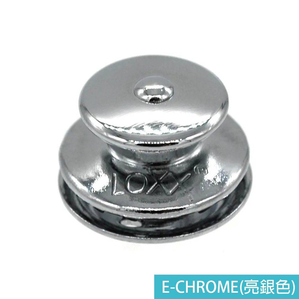 LOXX Loxx / E系列 電吉他/貝斯背帶扣(E-BRASS / E-CHROME/E-B-CHROME/E-COPPER/ E-EDLEWEISS/E-Gold/E-LILIE-SLV/ E-NICKEL/ E-SKULL/ E-STAR-BLK/E-Vic/ E-WHELL-SLV/E-EDLEWEISS-BLK) 第 3 張圖片｜三峽吉他 / Bass