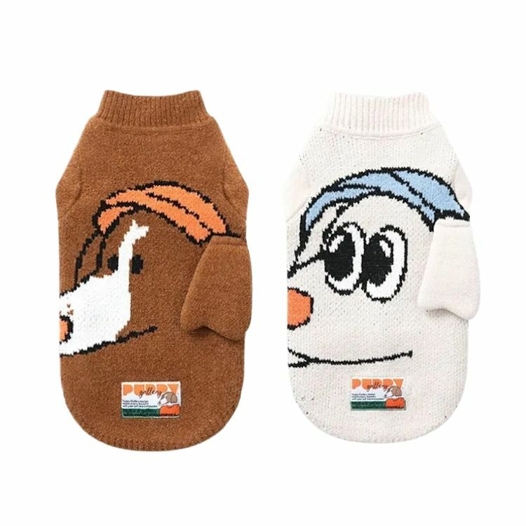 Puppy Gallery -經典狗狗Logo毛衣(兩色）