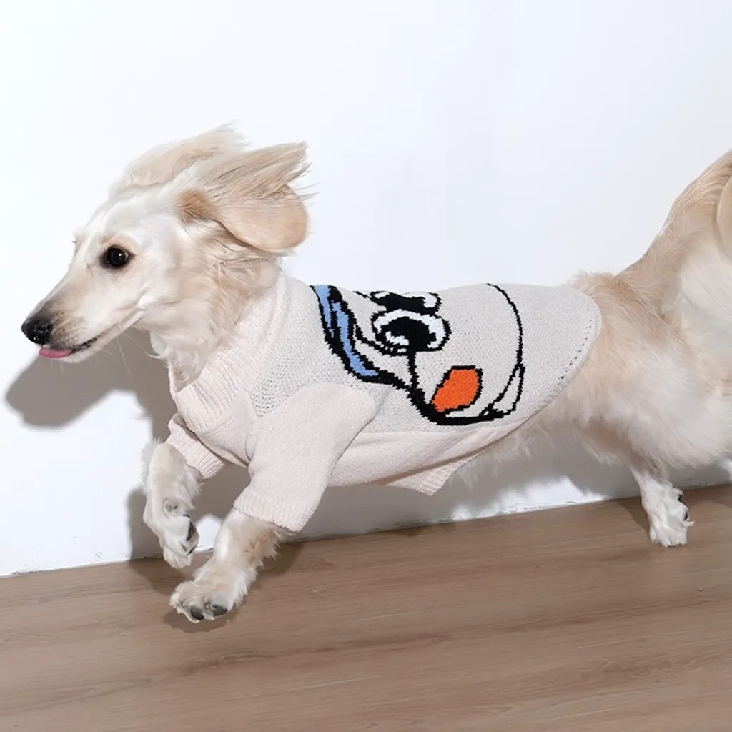 Puppy Gallery -經典狗狗Logo毛衣(兩色）