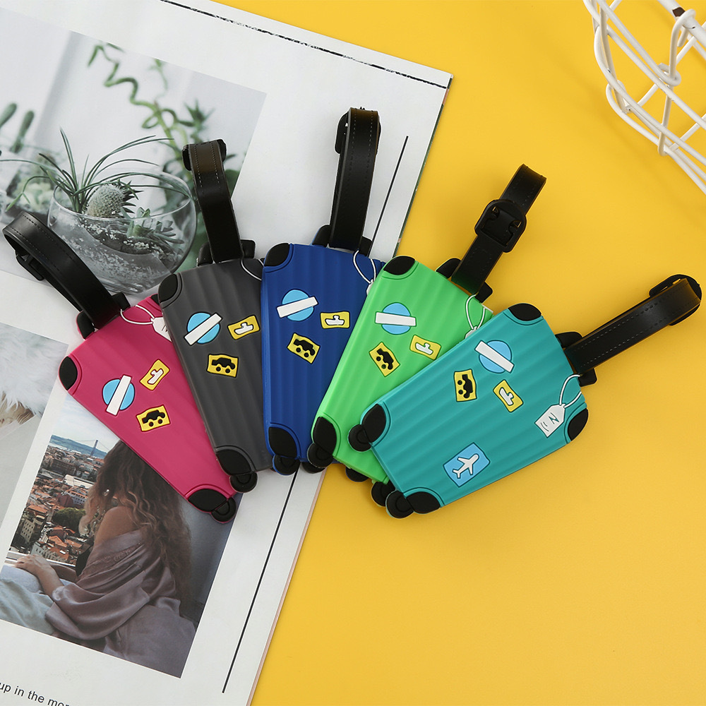 【客製】行李箱造型矽膠吊牌