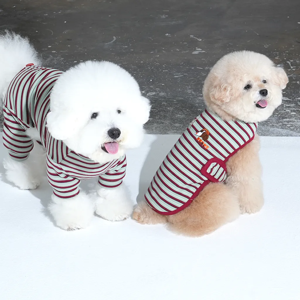 Puppy Gallery -Jam Jam條紋披風(三色）