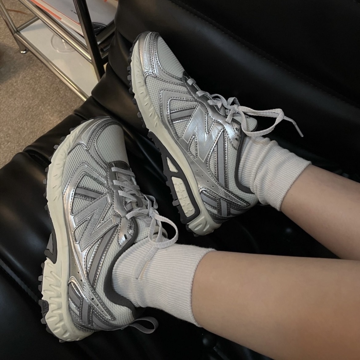 New Balance NB 410v5 老爹鞋金屬白銀MT410KM5