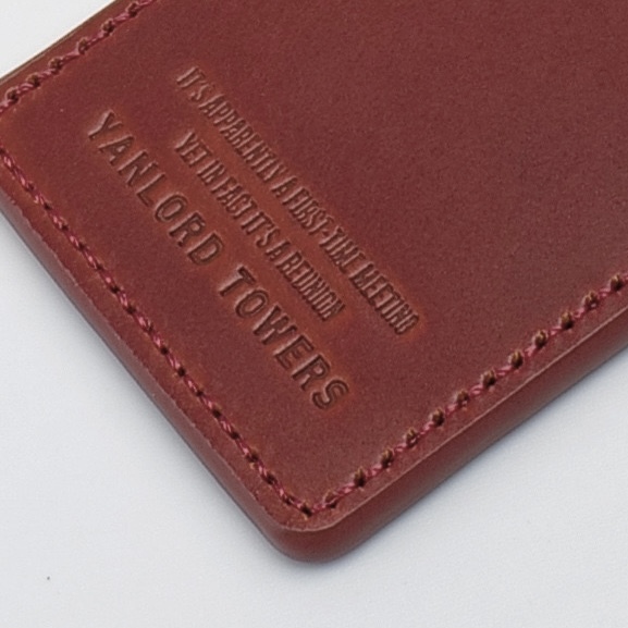 【客製】真皮行李箱吊牌