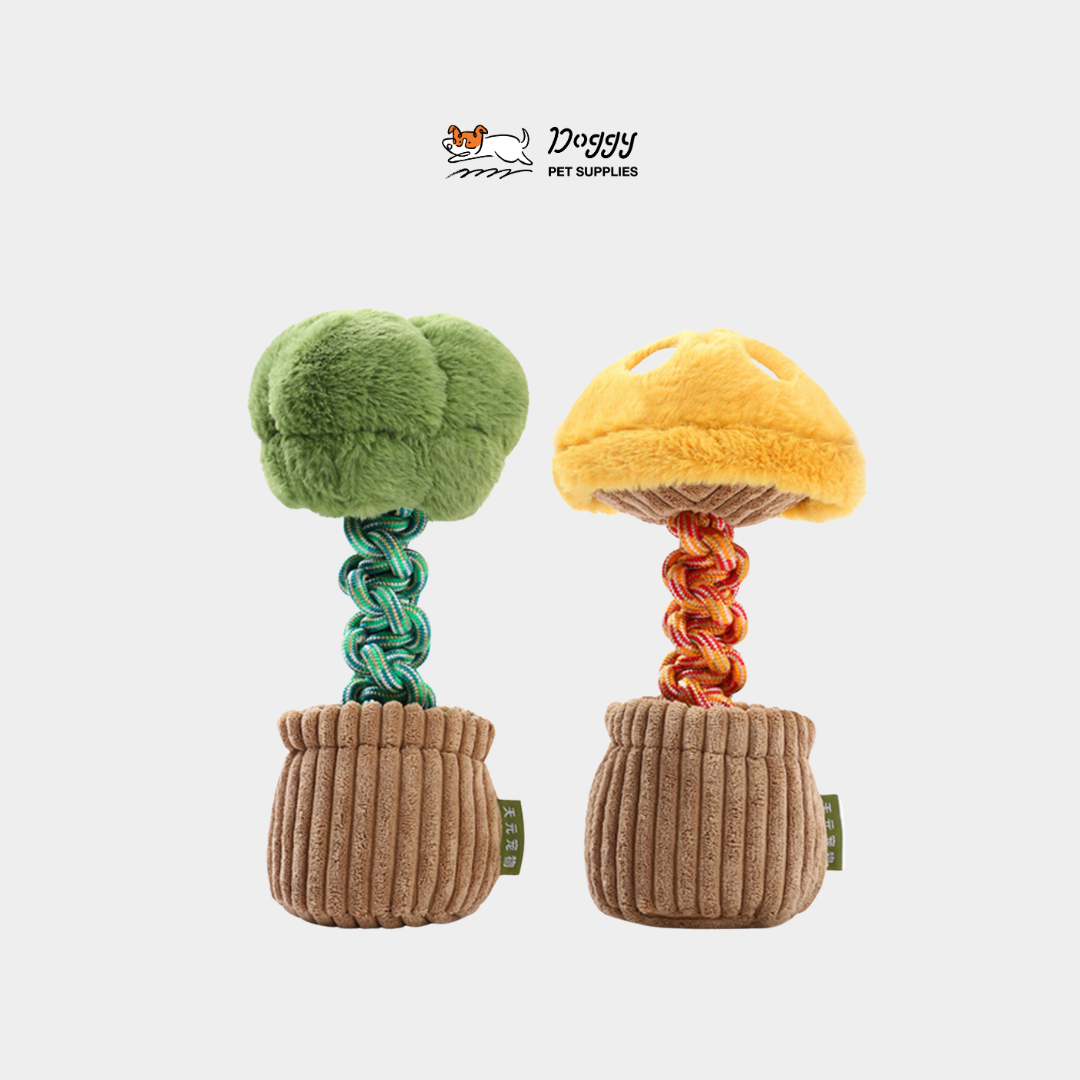 【 天元玩具 】蘑菇與花椰菜繩結玩具