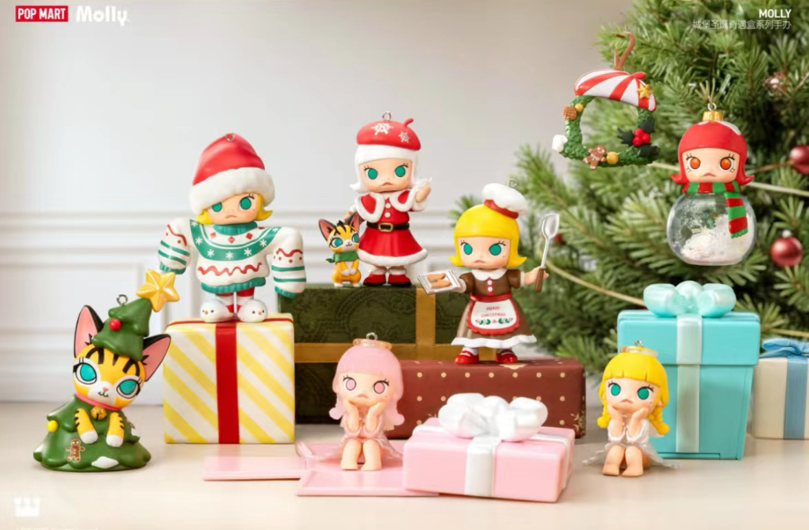 POPMART 泡泡瑪特 Molly 城堡聖誕奇遇盒 聖誕倒數日曆 公仔 盲盒 7+1款/預購