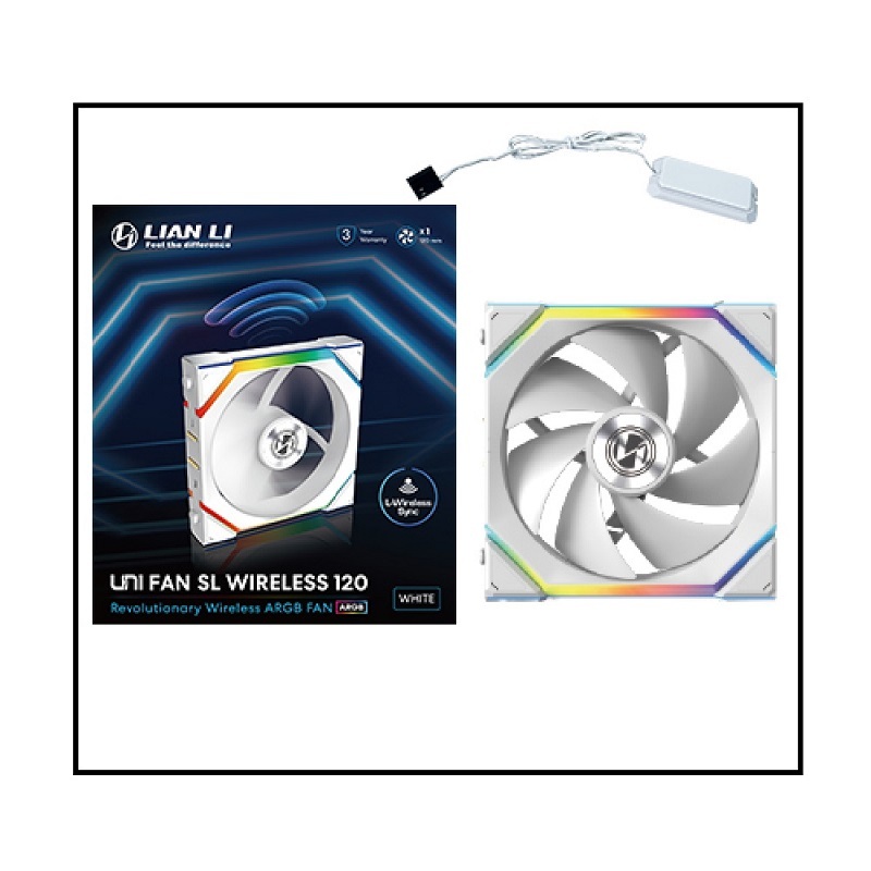 米特3C數位–LIAN LI 聯力 SL WIRELESS 120 無線積木風扇 正向單顆裝 需搭配控制器 黑色/白色