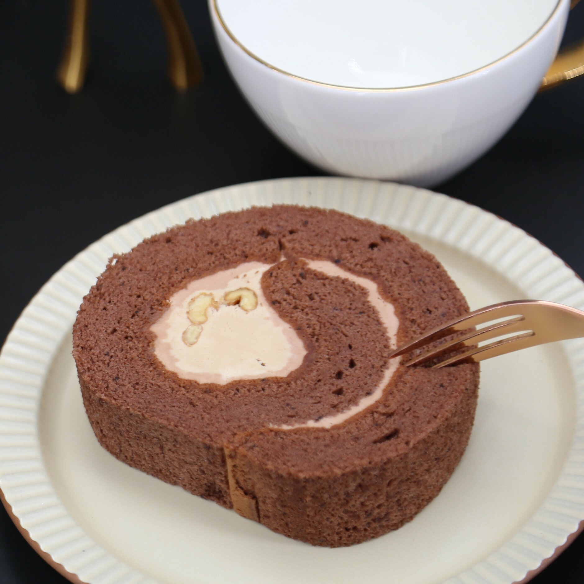 國民甜點｜卡魯瓦核桃可可捲