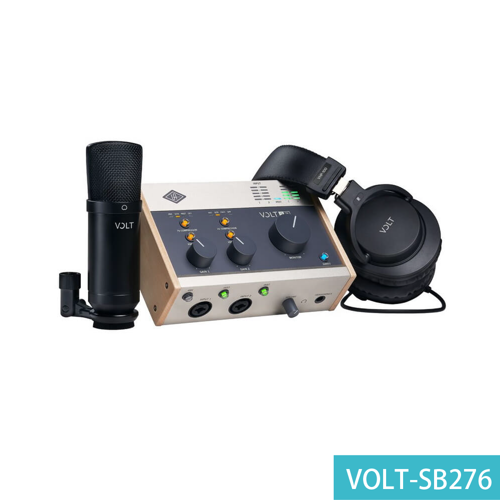 <台灣代理公司貨>Universal Audio <台灣代理公司貨>Universal Audio / Volt Studio Pack系列 USB-C宅錄套組(iOS可用)(VoltSB2/VoltSB276) 第 5 張圖片｜三峽錄音 / 音響