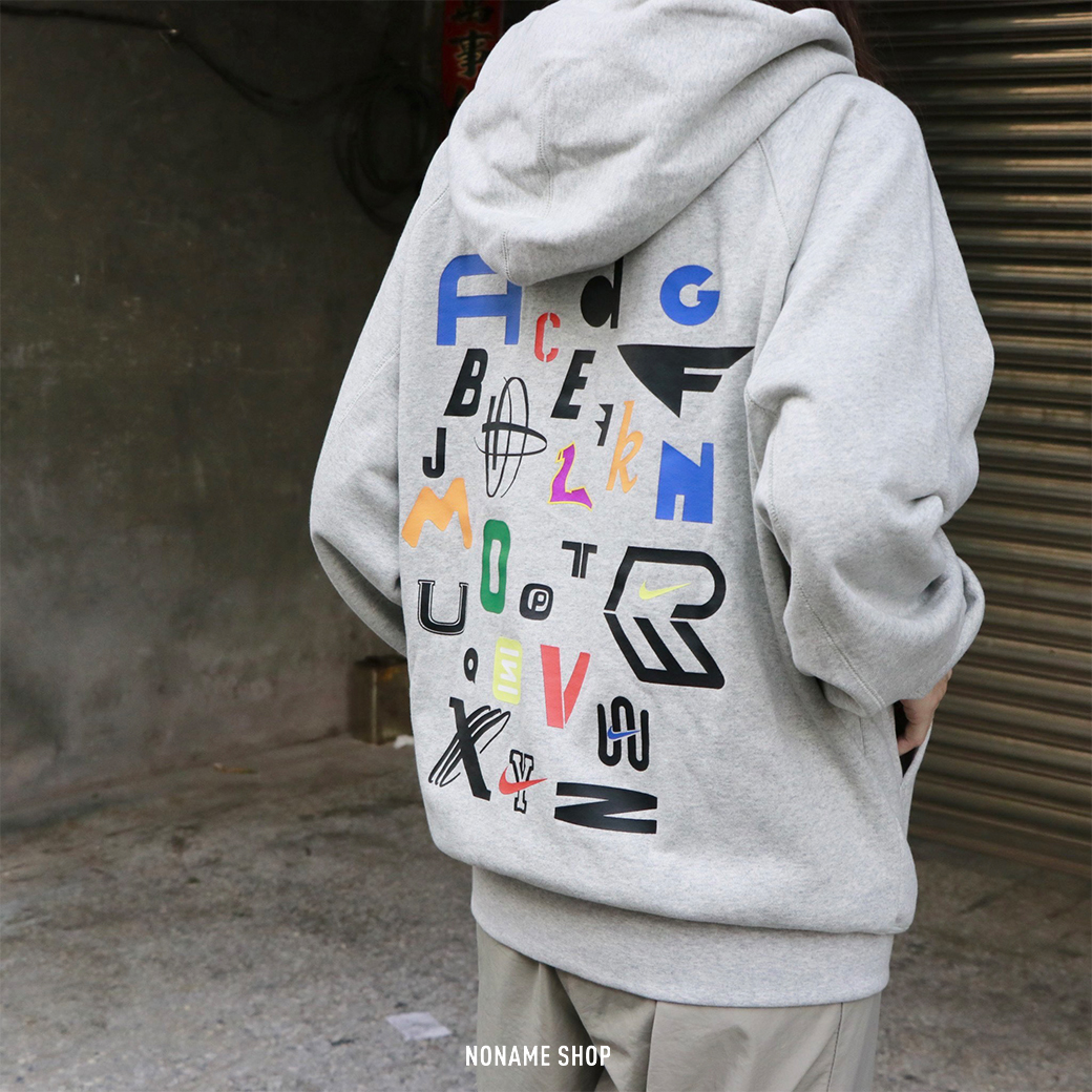 NIKE SPORTSWEAR 塗鴉 刺繡 LOGO 連帽 帽TEE (男款)