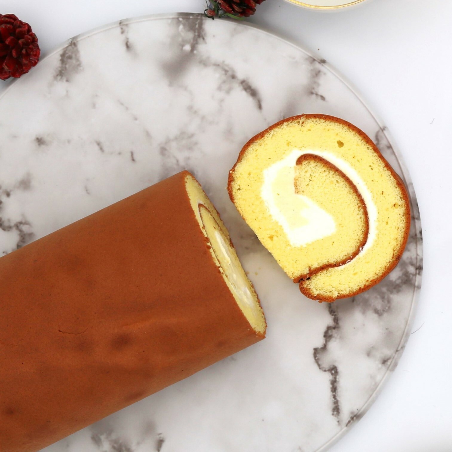 國民甜點｜卡士達生乳捲