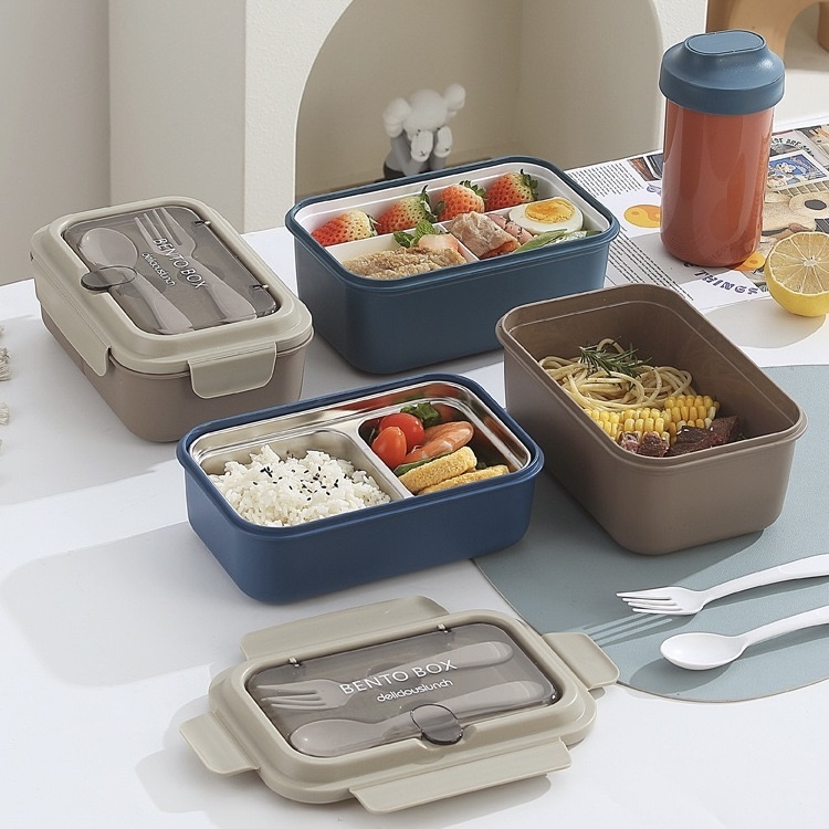 【客製】北歐風三格便當盒