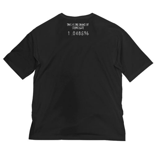 Cospa 0331 STEINS;GATE ｴﾙ･ﾌﾟｻｲ･ｺﾝｸﾞﾙｩ ﾋﾞｯｸﾞｼﾙｴｯﾄTｼｬﾂ/BLACK