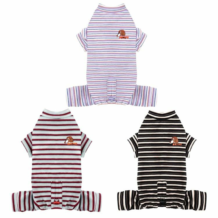 Puppy Gallery - Jam Jam條紋四腳衣(三色）