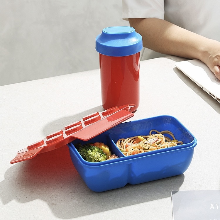 【客製】可微波積木造型便當盒