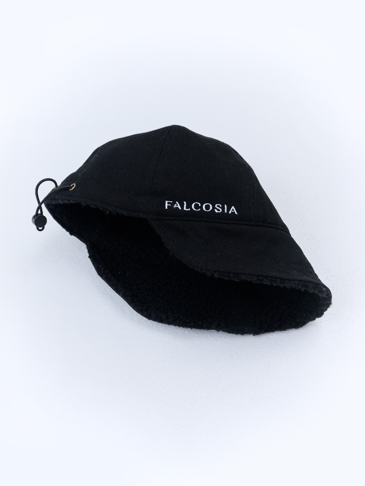 內刷毛遮耳帽-黑