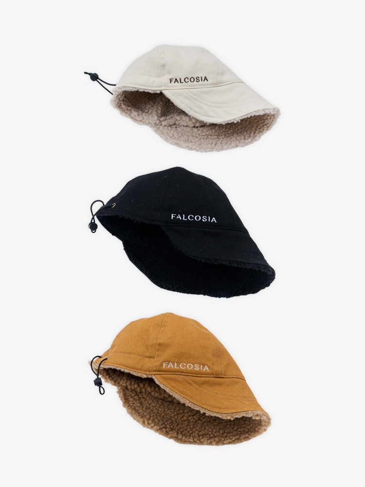 內刷毛遮耳帽-黑