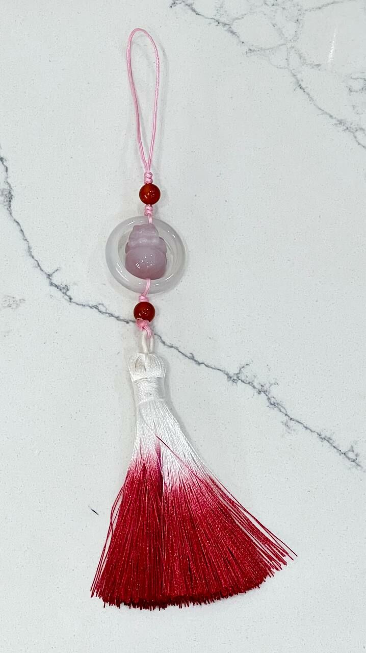 [S] GEMZ & CO BFG AGATE PIXIU HANGING ORNAMENT, X53 (X53)