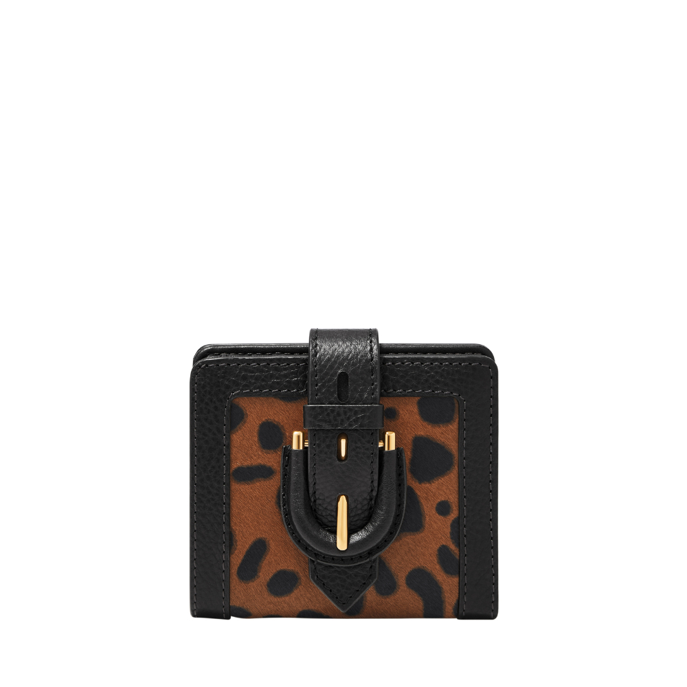 Harwell 真皮馬鞍釦短夾-豹紋 SL10073234