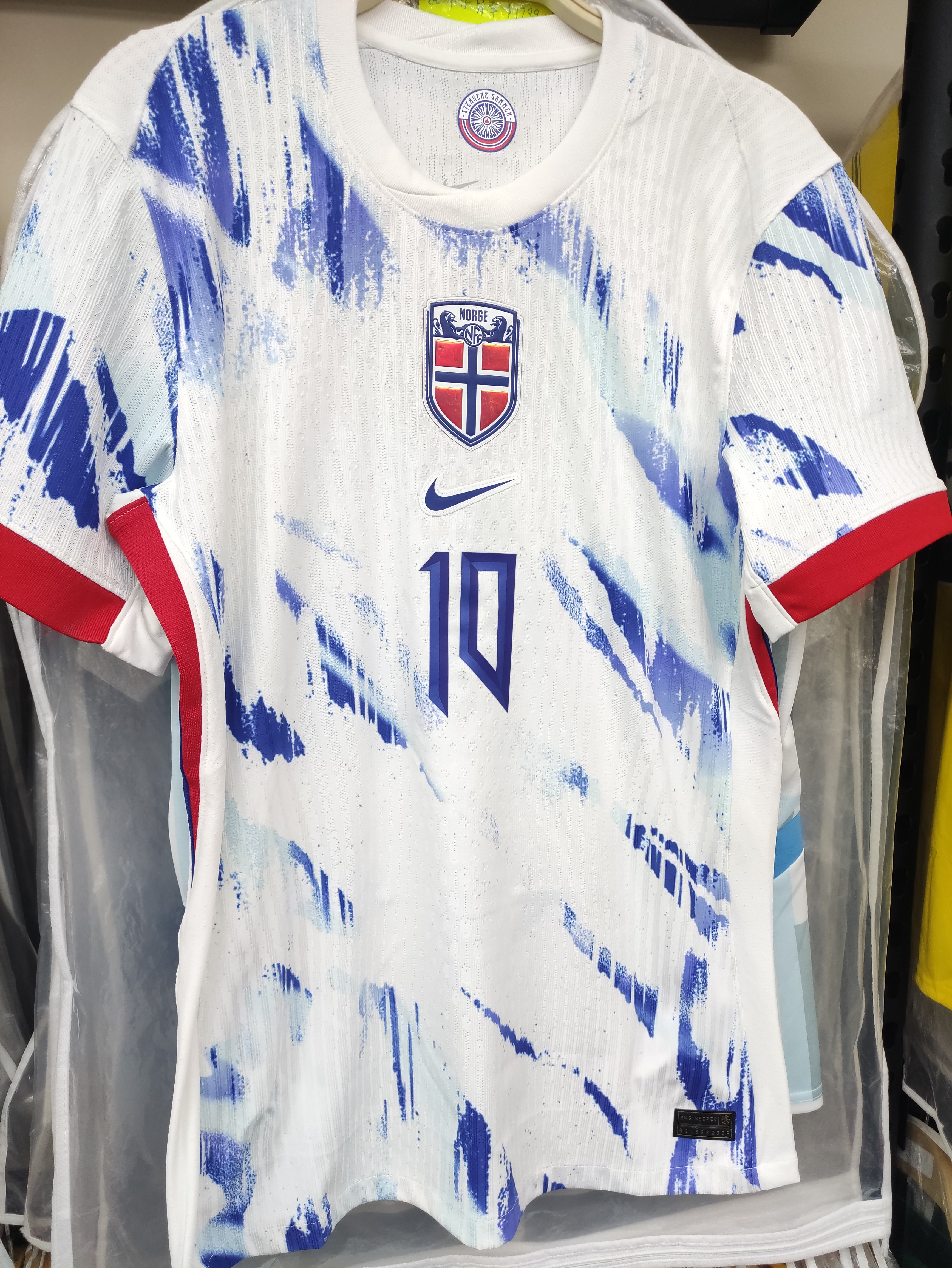 2024挪威國家隊作客夏蘭特／奧迪加特更衣室球員版球衣