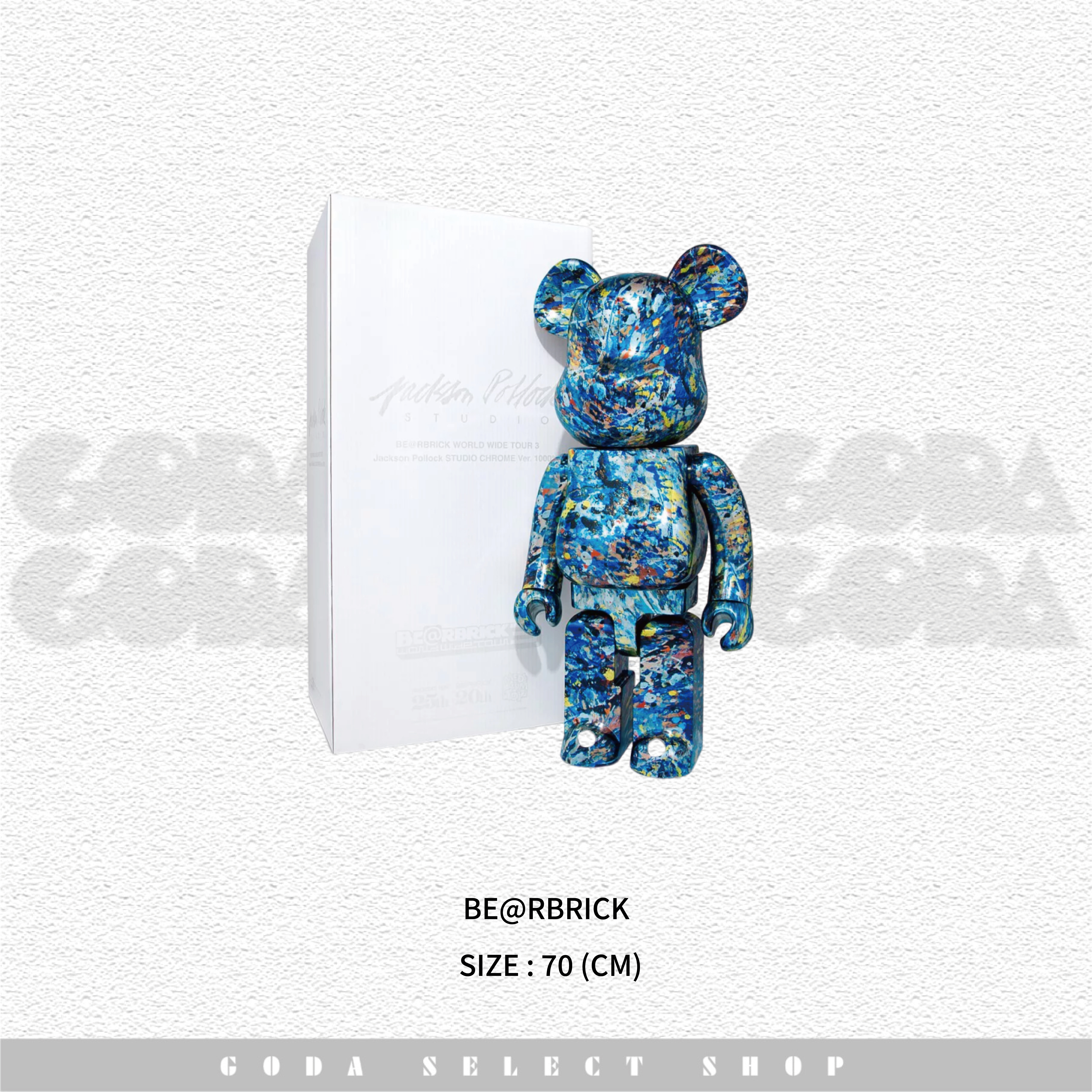 【 新品】BE@RBRICK JacksonPollockStudio1000％ BE@RBRICK SERIES 50