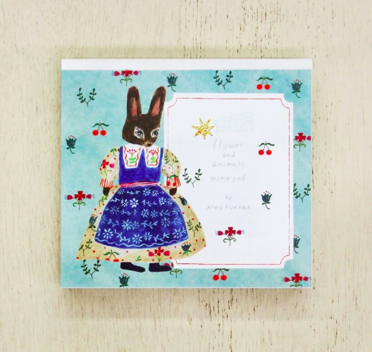 表現社 日本插畫家方形便條紙 布川愛子