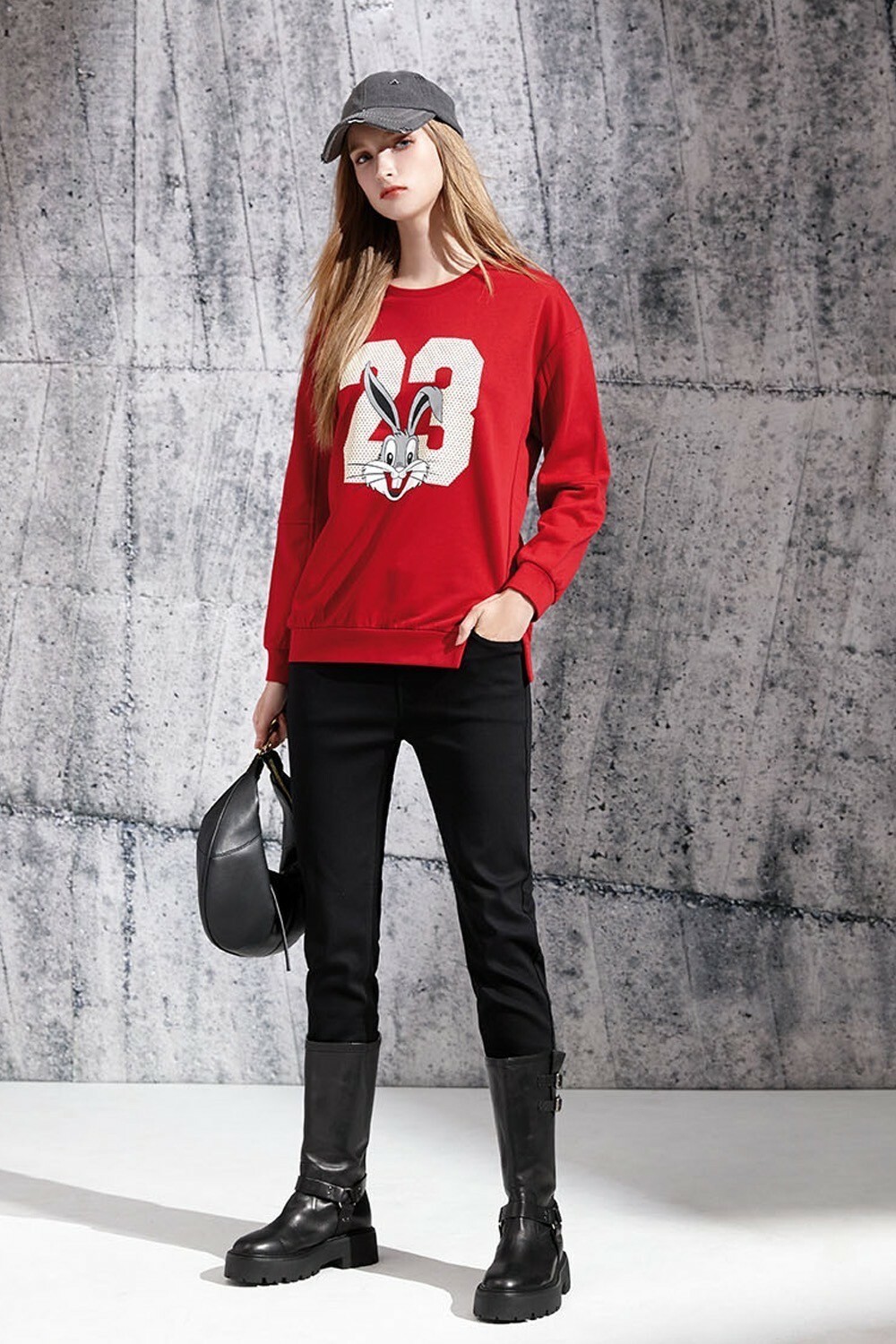 韓版高彈力純色百搭個性修身長褲V6171