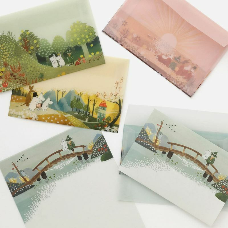 Moomin|描圖紙信紙組（四種款式可選）