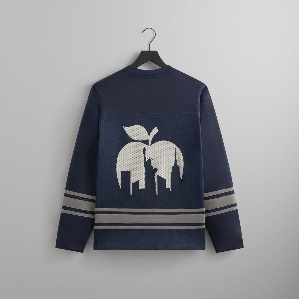 2024AW KITH NY TO THE WORLD BOG APPLE MALIK LS MESH JERSEY 大蘋果 球衣 足球衫 長袖 長T 現貨 KHM032654